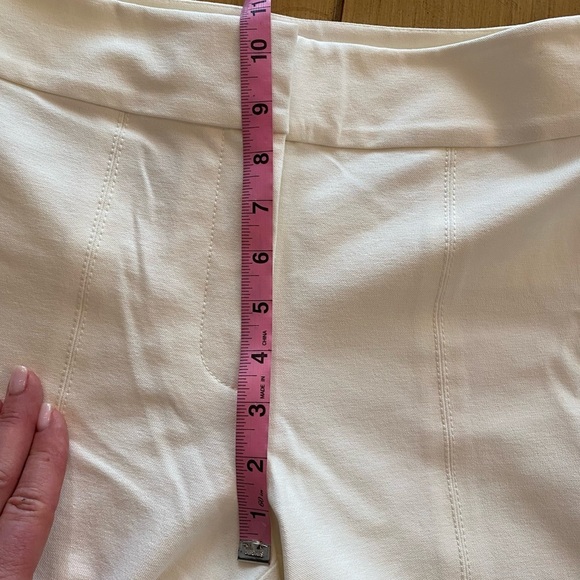 Derek Lam Women’s White Maeve Slit Hem Flare Long New size 8 Pants - Picture 8 of 16